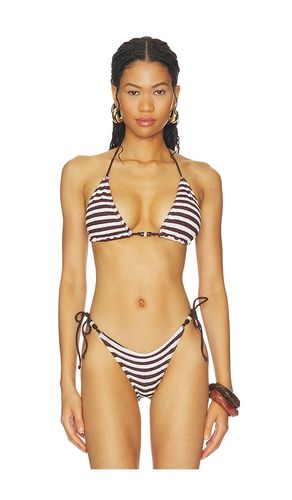 Beaded Ingrid Triangle Top in Brown - Bond Eye - Modalova