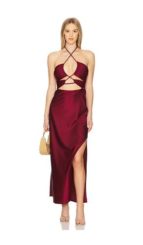 Dasha Long Dress in Burgundy. - size L (also in S, XL, XS) - BOAMAR - Modalova