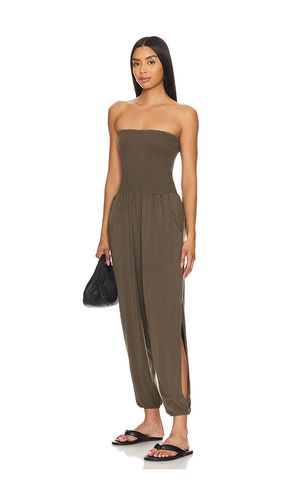 Sleeveless Jumpsuit in Army. - size L (also in M, XL, XS) - Bobi - Modalova