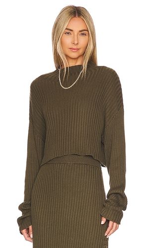 Cropped Pullover in Olive. - size M (also in S) - Bobi - Modalova