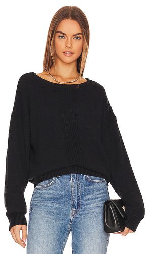 Center stitch boatneck sweater in color size M in - . Size M (also in S, XS) - Bobi - Modalova