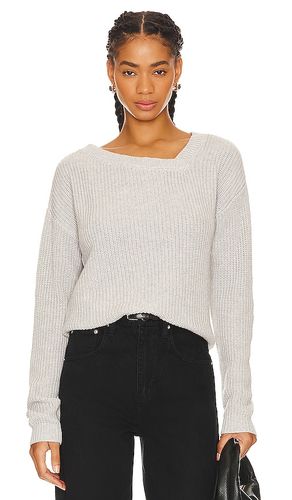 Asymmetric Neck Sweater in Light Grey. - size M (also in L, S) - Bobi - Modalova