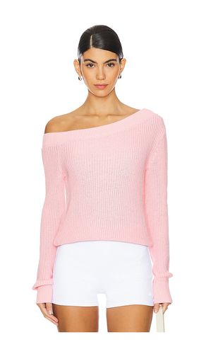 Jersey one shoulder en color rosado talla L en - Pink. Talla L (también en M) - Bobi - Modalova