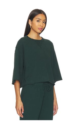 Boxy short sleeve pullover in color dark green size XS (also in S) - Bobi - Modalova