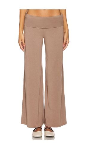 Wide Leg Pant in Brown. - size M (also in S, XS) - Bobi - Modalova