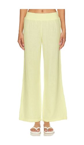 Wide Leg Pants in Lemon. - size L (also in S, XL, XS) - Bobi - Modalova