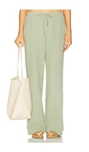 Wide Leg Pant in Sage. - size L (also in S, XL, XS) - Bobi - Modalova