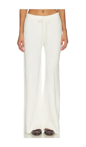 Wide Leg Pant in Cream. - size M (also in S, XL, XS) - Bobi - Modalova
