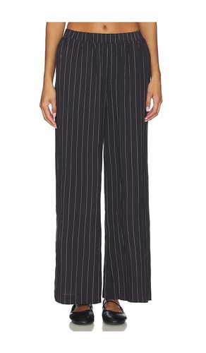 Wide Leg Pant in Black. - size L (also in M, S) - Bobi - Modalova