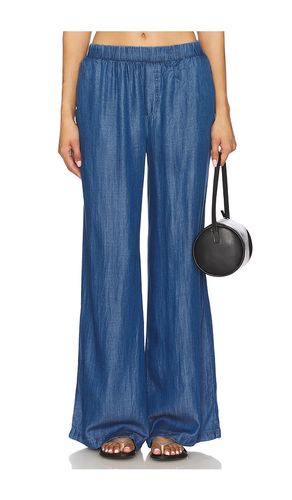 Wide Leg Pant in Blue. - size L (also in S, XL, XS) - Bobi - Modalova