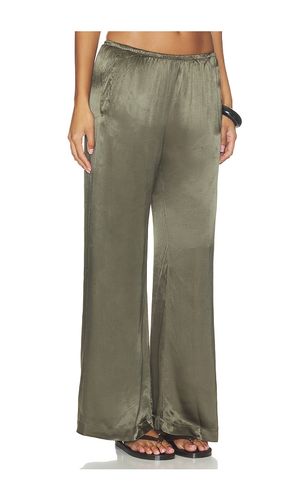 Wide Leg Pants in Sage. - size S (also in M, XL) - Bobi - Modalova