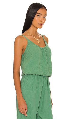 Beach Gauze Cropped Cami in Green. - size M (also in XS) - Bobi - Modalova