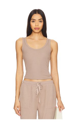 Rib Tank in Taupe. - size L (also in S, XS) - Bobi - Modalova