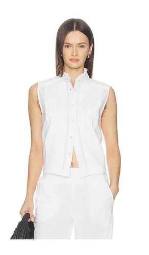 Pintuck Sleeveless Top in . Size L. Also in M, S, XS - Bobi - Modalova