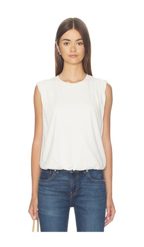 Sleeveless Bubble Hem Tee in . Size L. Also in M, S, XL, XS - Bobi - Modalova