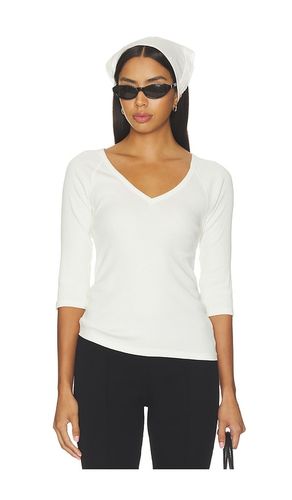 Vneck Elbow Sleeved Tee in . Größe XS. Also in L - Bobi - Modalova