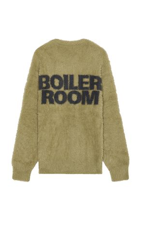 Shaggy Knit Crewneck Sweater in Olive. - size L (also in M, XL/1X) - Boiler Room - Modalova