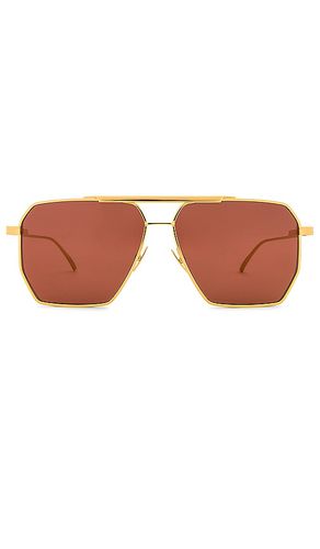 Light Ribbon Pilot Sunglasses - Bottega Veneta - Modalova