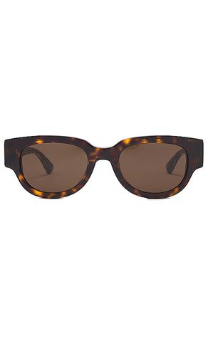 Nude Triangle Cat Eye Sunglasses in Brown - Bottega Veneta - Modalova