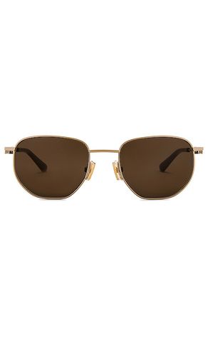 Split Panthos Sunglasses in Metallic - Bottega Veneta - Modalova