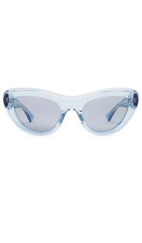 Curvy Cat Eye Sunglasses in Baby Blue - Bottega Veneta - Modalova