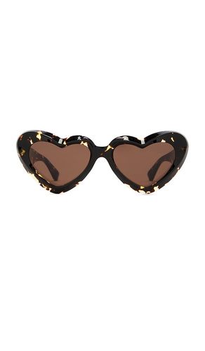 Gafas de sol en color marrón talla all - Bottega Veneta - Modalova