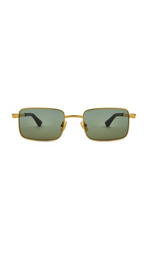 Rectangular Sunglasses in Metallic - Bottega Veneta - Modalova