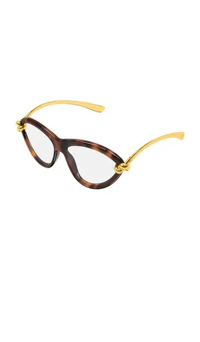 Cat Eye Sunglasses in Brown - Bottega Veneta - Modalova