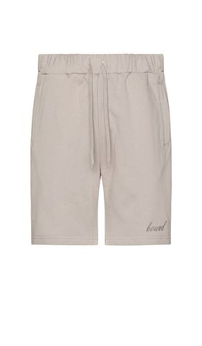 Script Jogger Shorts in Taupe. - size L (also in M, S, XL/1X) - Bound - Modalova