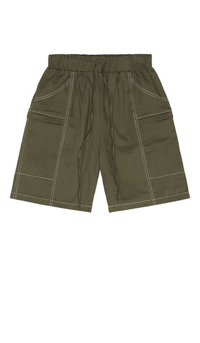 Canvas Contrast Shorts in Army. - size L (also in M, S, XL/1X) - Bound - Modalova