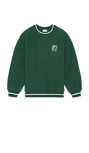 Reverse Fleece Grid Sweater in Green. - size L (also in M, S) - Bound - Modalova