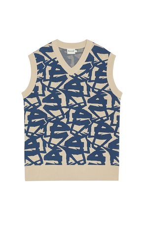 Abstract Ocean Vest in Taupe,. - size L (also in M, S) - Bound - Modalova