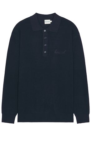 Ennio Long Sleeve Polo in Blue. - size L (also in M, S) - Bound - Modalova