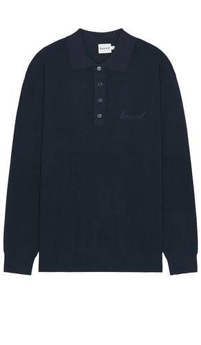 Ennio Long Sleeve Polo in Blue. - size M (also in S) - Bound - Modalova