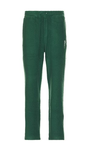 Reverse Fleece Grid Straight Sweatpants in Green. - size M (also in S, XL/1X) - Bound - Modalova