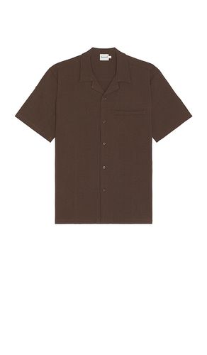 Heavy Cuban Textured Shirt in Brown. - size L (also in M, S) - Bound - Modalova