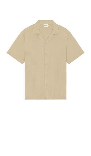 Cuban Textured Short Sleeve Shirt in Brown. - size L (also in M) - Bound - Modalova