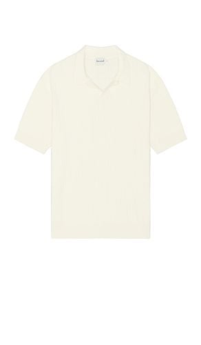 Ribbed Knit Polo in Cream. - size L (also in M, S) - Bound - Modalova