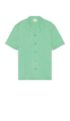 Diamond Cuban Short Sleeve Shirt in Green. - size L (also in M, S) - Bound - Modalova