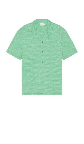 Diamond Cuban Short Sleeve Shirt in Green. - size L (also in M, S, XL/1X) - Bound - Modalova