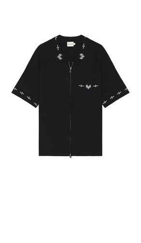 Aztec Cropped Zip Knit Polo in . - size M (also in S) - Bound - Modalova