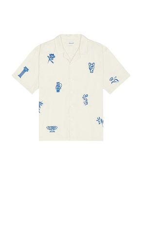 Grecian Embroidery Shirt in Cream. - size L (also in M, S, XL/1X) - Bound - Modalova