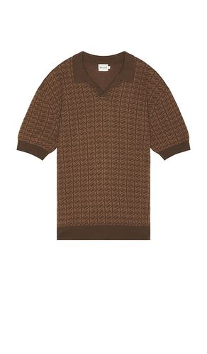 Harris Knit Polo in Brown. - size L (also in M, S, XL/1X) - Bound - Modalova