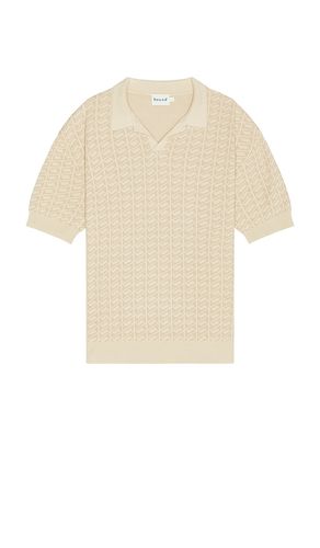 Harris Knit Polo in Cream. - size L (also in M, S, XL/1X) - Bound - Modalova
