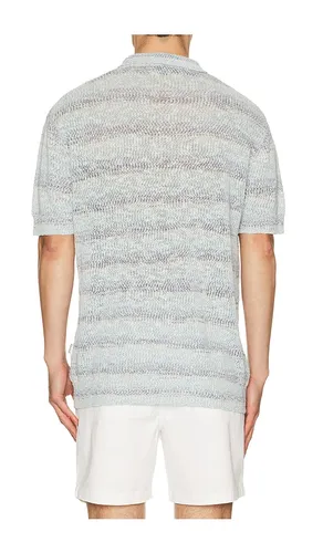 Marine Textured Knit Polo in . Size L. Also in M, XL/1X - Bound - Modalova
