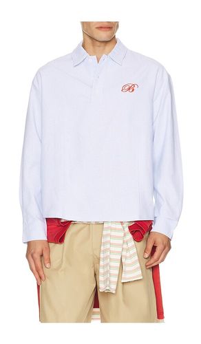 Half Button Script Oxford Shirt in . Taglia L. Also in M, S, XL/1X - Bound - Modalova
