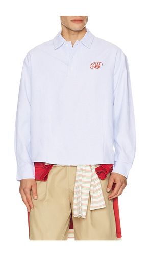 Half button script oxford shirt in color size S (also in M, L, XL/1X) - Bound - Modalova