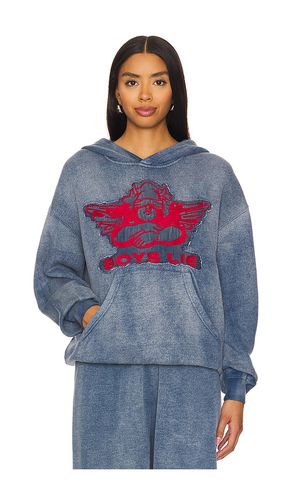 Stitch Me Up Interlock Racer Hoodie in . Taglia XL/XXL, XS/S - Boys Lie - Modalova