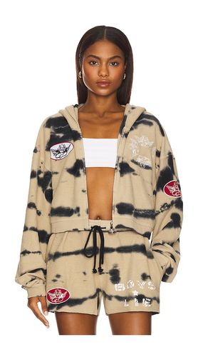 I'm The Captain Alex Zip Up Hoodie in Tan. - size M/L (also in XL/XXL, XS/S) - Boys Lie - Modalova
