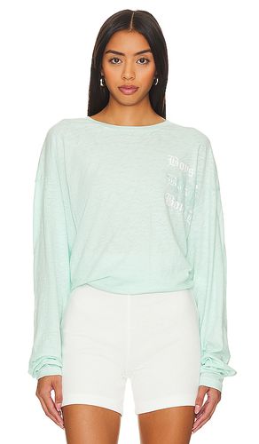 Head over heels long sleeve boyfriend tee en color azul cerceta talla all en - Teal. Talla all - Boys Lie - Modalova